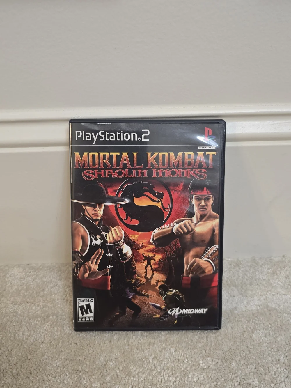 Sony Mortal Kombat: Shaolin Monks - Black/Red Game Case